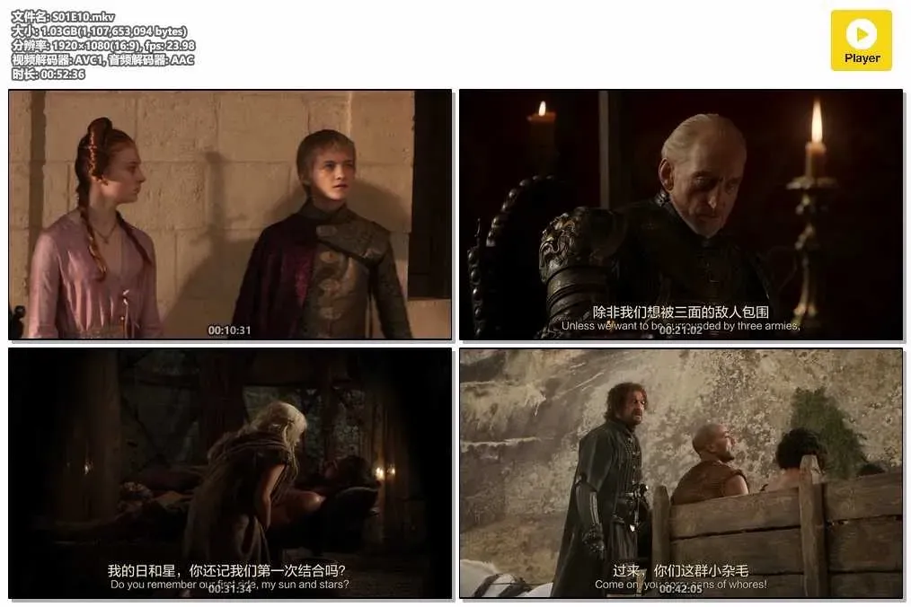 【權力的遊戲 第一季 / Game of Thrones S1】(2011) 粵英雙語 1080P 凜冬將至 傳奇起點 4