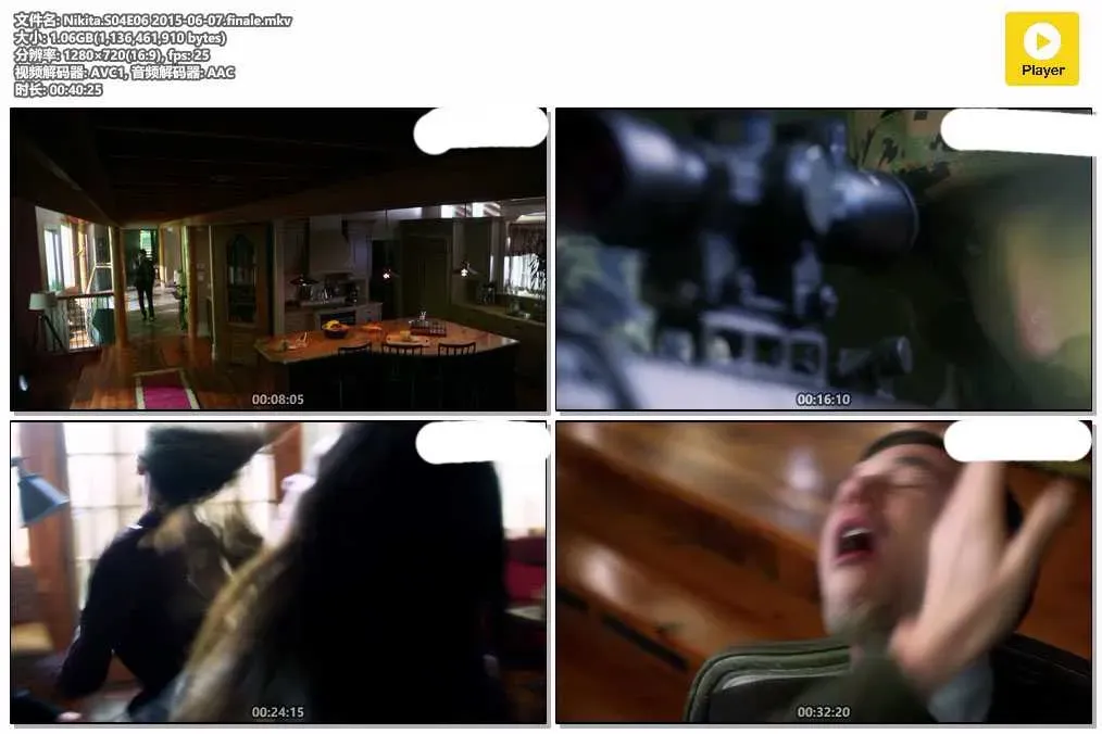 【妮基塔 第四季 / Nikita S4】(2013) Maggie Q主演 粵英雙語 720P 最終完結篇 4