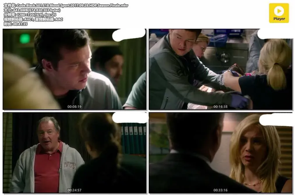 【黑色代碼 第一季 / Code Black S1】(2015) 粵英雙語 720P 硬核醫療劇巔峰 4