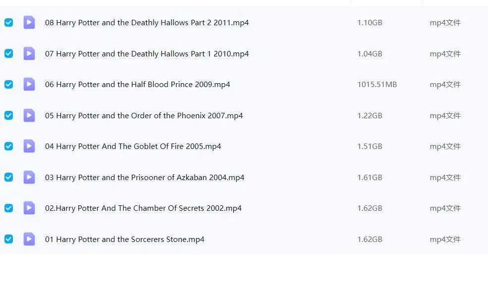 【哈利波特全集 / Harry Potter Collection】(2001-2011) 粵語配音 英文字幕 720P 8部完整版 6