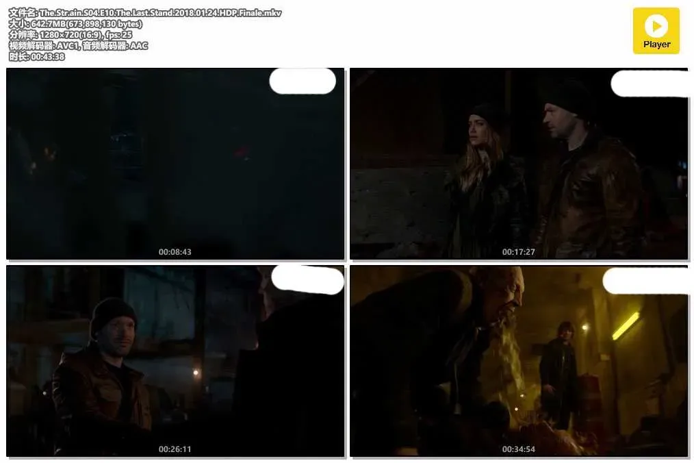 【血族 第四季 / The Strain S4】(2017) 粵英雙語 720P 最終季 核冬天末世 4