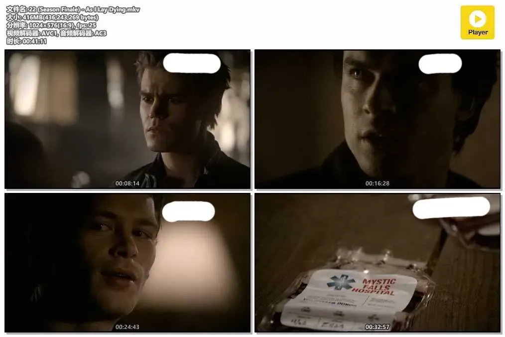 【吸血新世代 第二季 / TVD S2】(2010) 粵英雙語 576P 凱瑟琳搞事 始祖克勞斯 4