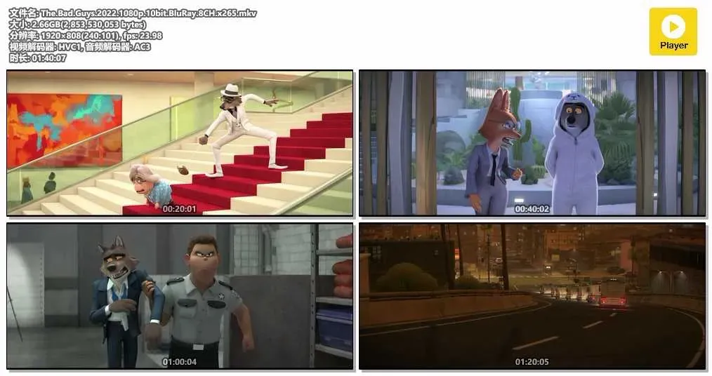 【坏蛋联盟 / The Bad Guys】(2022) 粤台英三语 720P 梦工厂爆笑动作动画高清下载 4