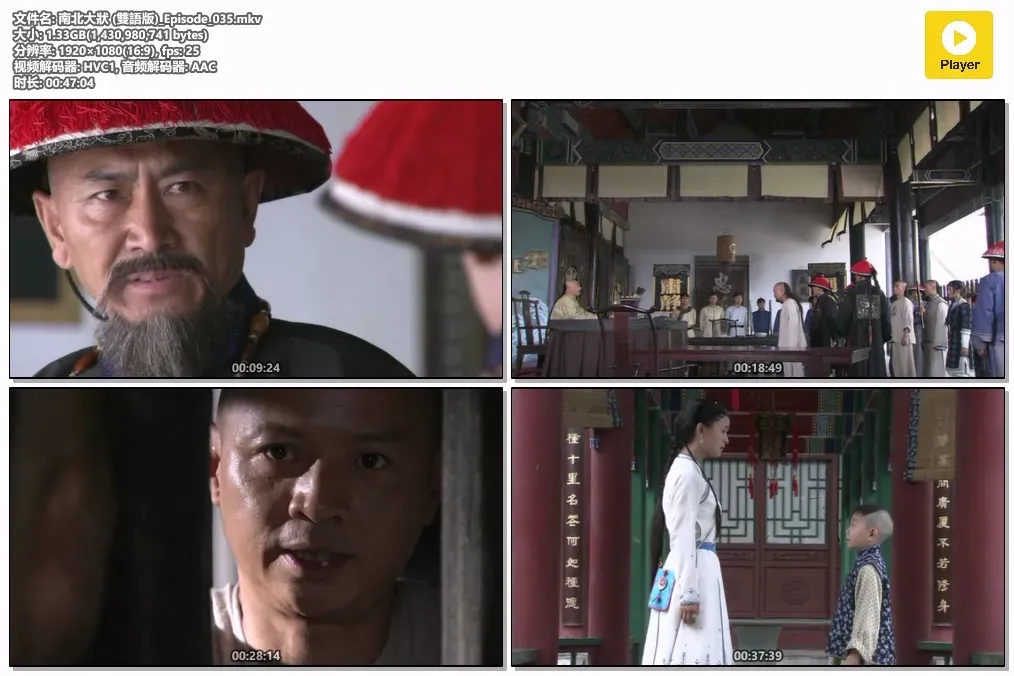 【南北大状 / 李保田 陈小春】(2008) 粤国双语 1080P 宋世杰纪学礼公堂斗智全集下载 4