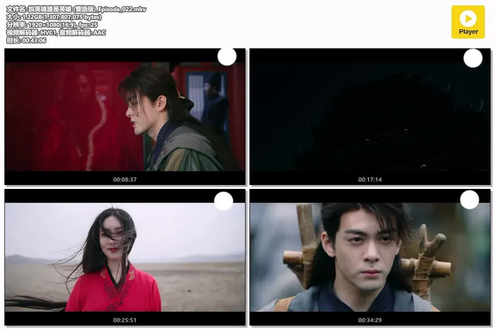 【说英雄谁是英雄 / 曾舜晞 刘宇宁】(2022) 粤国双语 1080P 温瑞安硬核武侠全集下载 2