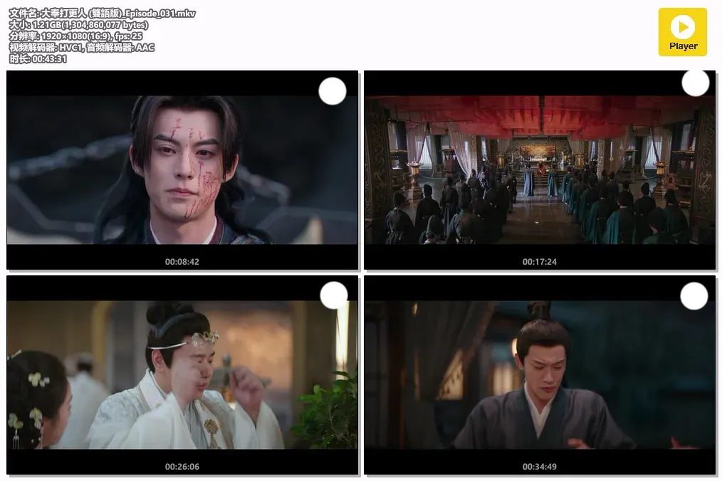 【大奉打更人 / 王鹤棣 田曦薇】(2025) 粤国双语 1080P 蓝光超清顶级玄幻探案剧下载 2