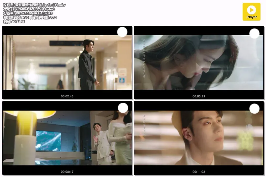 【爱在离婚进行时 / 任世豪 李星瑶】(2024) 粤国双语 1080P 蓝光超清都市甜宠逆袭剧下载 2
