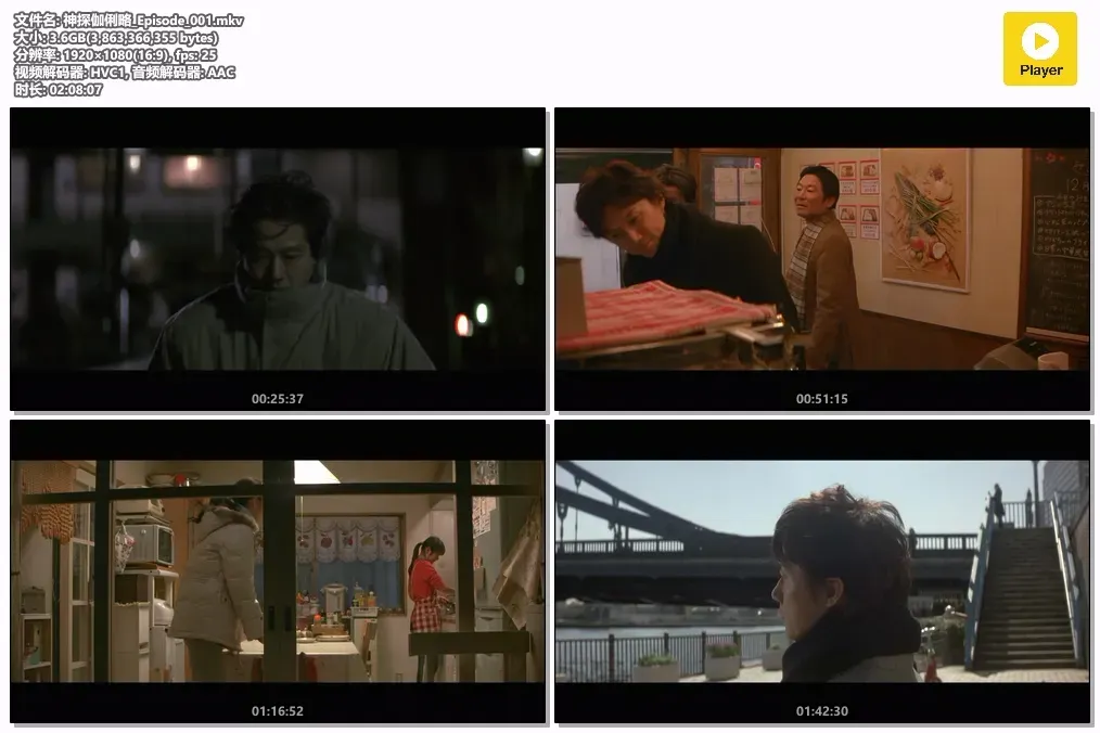 【神探伽俐略：嫌疑人X的献身 电影】(2008) 粤日双语中字 1080P 东野圭吾直木奖经典本格推理悬疑神作下载 2